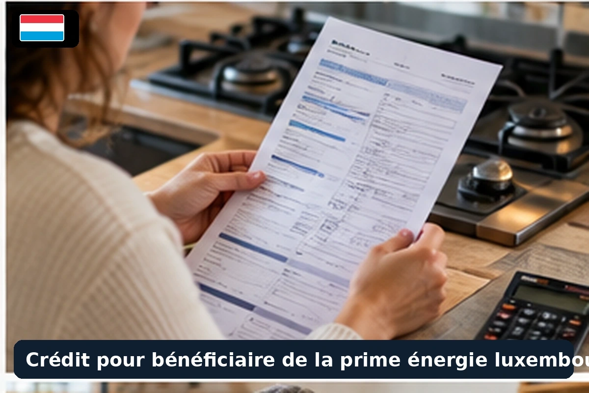 Compteur d’énergie et facture de chauffage posés près d’une calculatrice sur un bureau domestique