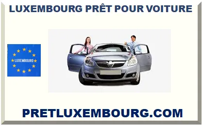 LUXEMBOURG PRÊT POUR VOITURE